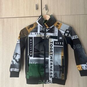 Molo Multicolor Graphic Kids Hoodie